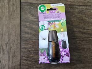 New Limited Edition Air Wick Essential Mist Cotton & Spring Lilac 0.67 FL OZ